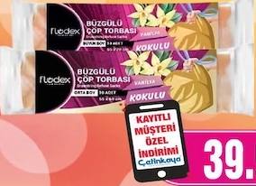 Flodex Büzgülü Çöp Poşeti Orta Boy 10'lu