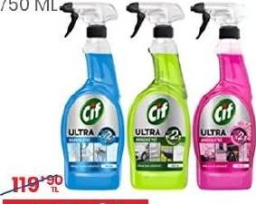 Cif Ultra Sprey Anında Etki Pembe 750 ML