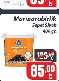 Marmarabirlik Sepet Siyah 400 gr.