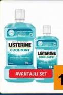 Listerine Cool Mint Ağız Bakım Suyu 500 + 250 ml