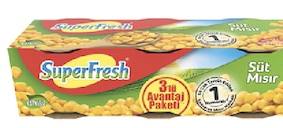 Superfresh Konserve Mısır 3x200 Gr