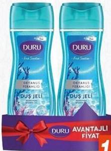 Duru Duş Jeli Fresh Okyanus 450 ml x2'li