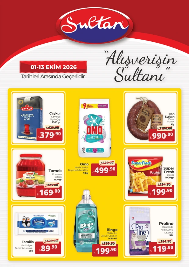 Sultan Market - Sultan Market İnsert - 2 Eki 2026 - 8 Eki 2026 kapağı