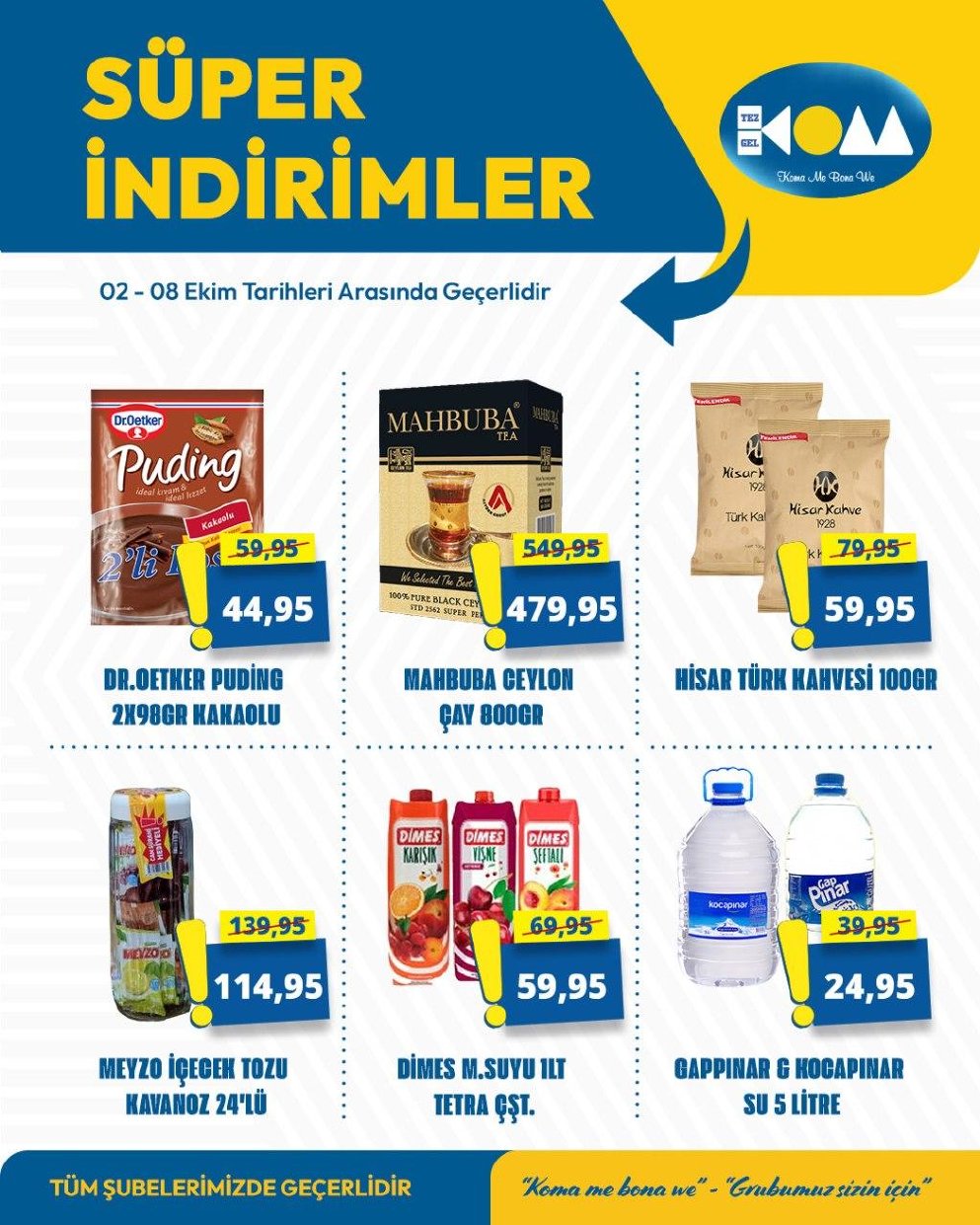 Tezgel Kom Market İndirim Kataloğu — 3. sayfa