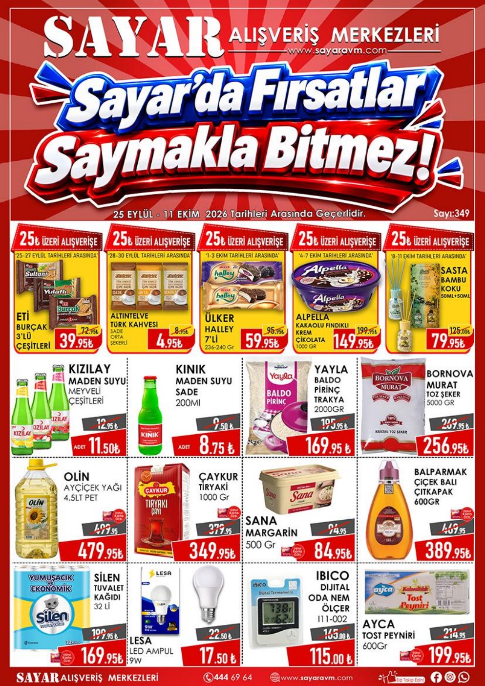 Sayar AVM İndirim Kataloğu kapağı
