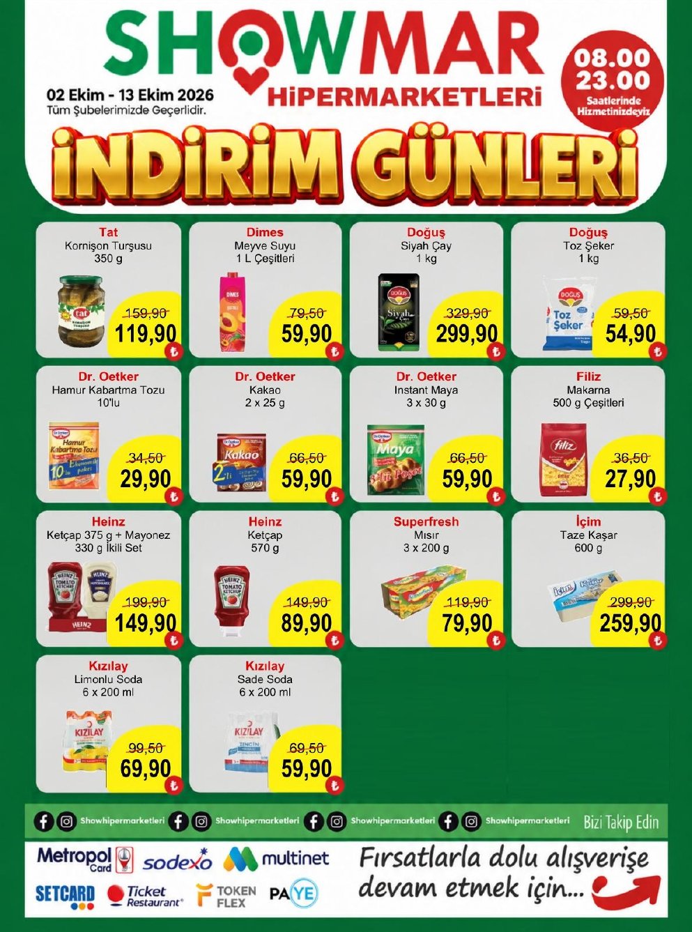 Showmar Market İndirim Kataloğu — 2. sayfa