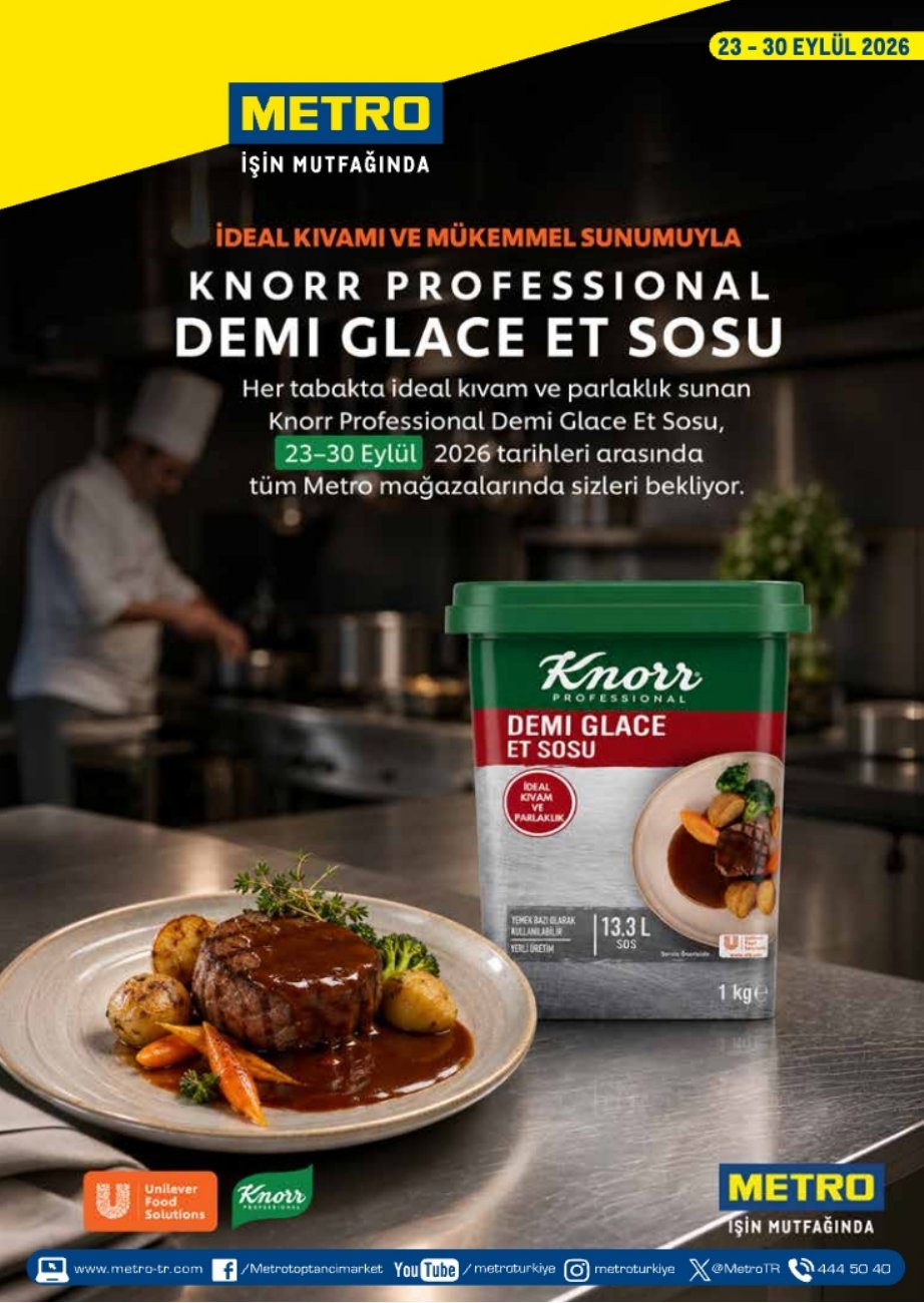 METRO MARKET — Q4 Tedarikçi Flyer 2026 kapağı